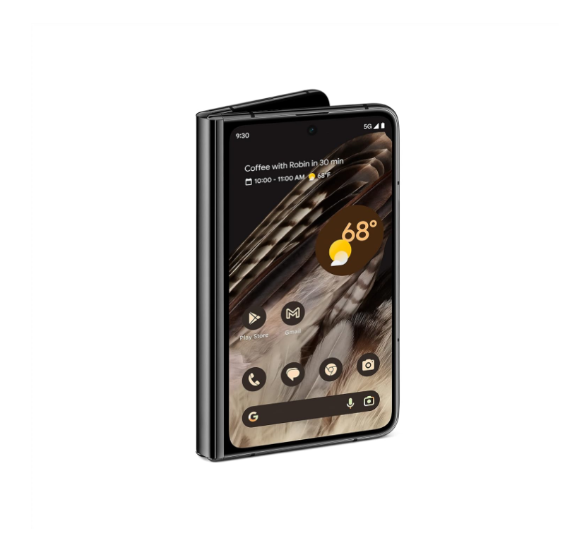 Unlocked Android 5G Smartphone with Telephoto Lens and Ultrawide Lens Foldable Display Pixel Fold