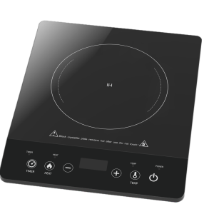 DC48V 1200W Portable Hot Pot Induction Stove Touch Control Stainless Steel Outdoor RV Car Cooker for Solar Power Source