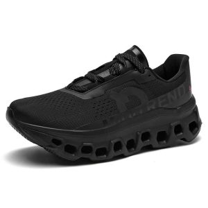 Men's Summer Lightweight Road Running Sneakers Low-Top Athletic Sport Shoes Breathable Air Mesh Stretch Fabric Walking Style