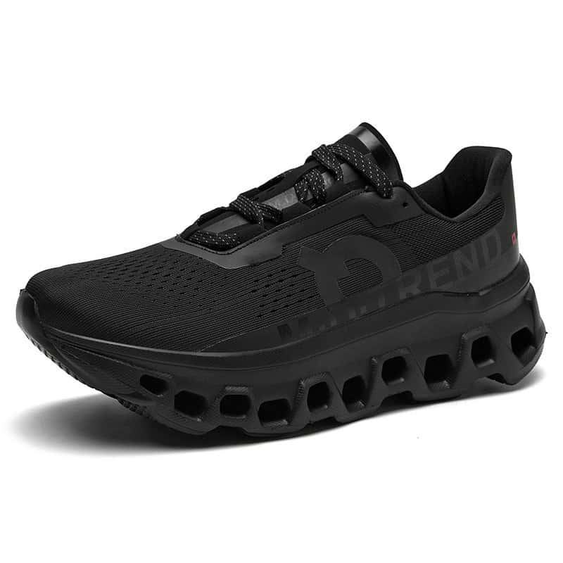 Men’s Summer Lightweight Road Running Sneakers Low-Top Athletic Sport Shoes Breathable Air Mesh Stretch Fabric Walking Style