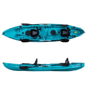LSF 3 Person Kayak Lldpe Made in China 2+1 Seats Family Fishing Kayak for Sale