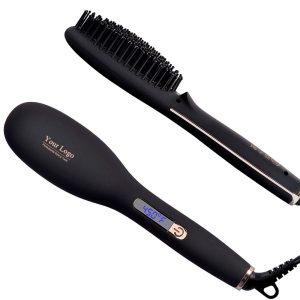 PTC Heater Dual Voltage AC Electric Straight Hair Comb Straightener Brush
