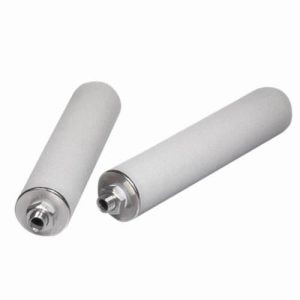 10/20 Inch 1 Micron Titanium Sintered Filter Cartridge for Coconut Oil Filtration with High Temperature and Pressure