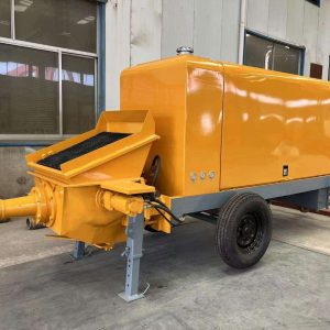 30m3/h diesel Concrete Pump Car Trailer Mounted Mobile Portable Small Size Concrete Pump in Saudi Arabia