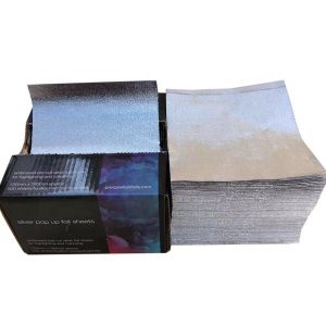 Framar 5 X11 Inch Hairdressing Foil Pop up 500 Foil Sheets for Highlighting With Orange Peel Embossing
