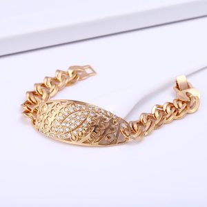 71996 Xuping Gold Plated Bracelet with Small Diamond, Fashion Bracelet for Women