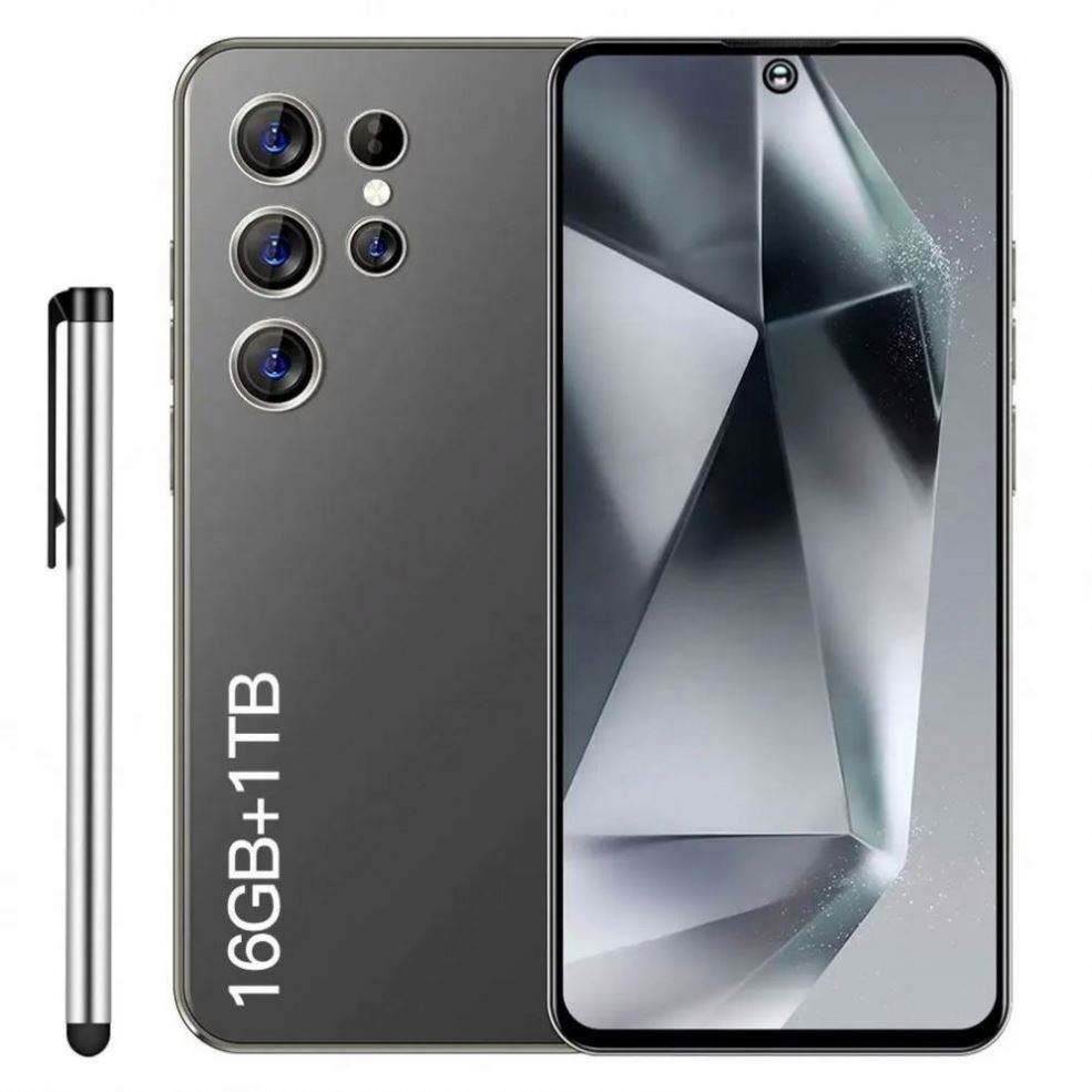 Free shipping S25 Ultra phone 16gb+512gb 32MP+64MP Face Unlock full Display Android Cell Phone 6.7 inch Smart Mobile Phone