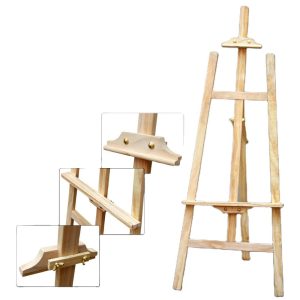 Hot Sale Pine Wood Easel for Home Decor for Painting and Sketching