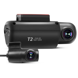 Car DVR with IMX335 2K Sensor Dual Cameras 2k+1080p Built in Wifi No Screen Support APP Control GPS