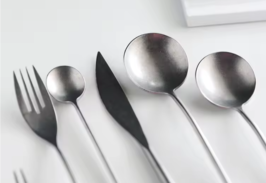 Retro 304 Stainless Steel Cutlery Set Western Dinner Knife Fork Spoon Set Vintage Special Forks Fruit Fork Coffee Tea Spoon