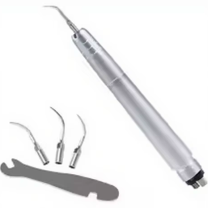 Dental Ultrasonic Air Scaler with 3 Tips Tooth Calculus Remover Cleaning Tool Handpiece Whitening Teeth Cleaner Dentist Lab Tool