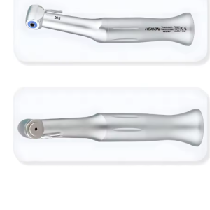 HEXION 20:1 Dental Implant Handpiece with Push Button Low Speed E-Type Connector Contra Angle 80Ncm Torque Precision Procedures