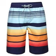 Fashion Stripe 3D Print Board Shorts Men Summer Oversized Surfing Beach Sports Pants Swimwear Swimsuits Swim Trunks Kid Clothing
